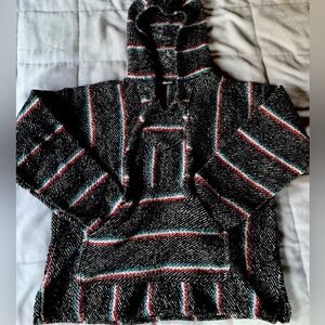 poncho jacket Size Medium. Condition is Pre-owned.